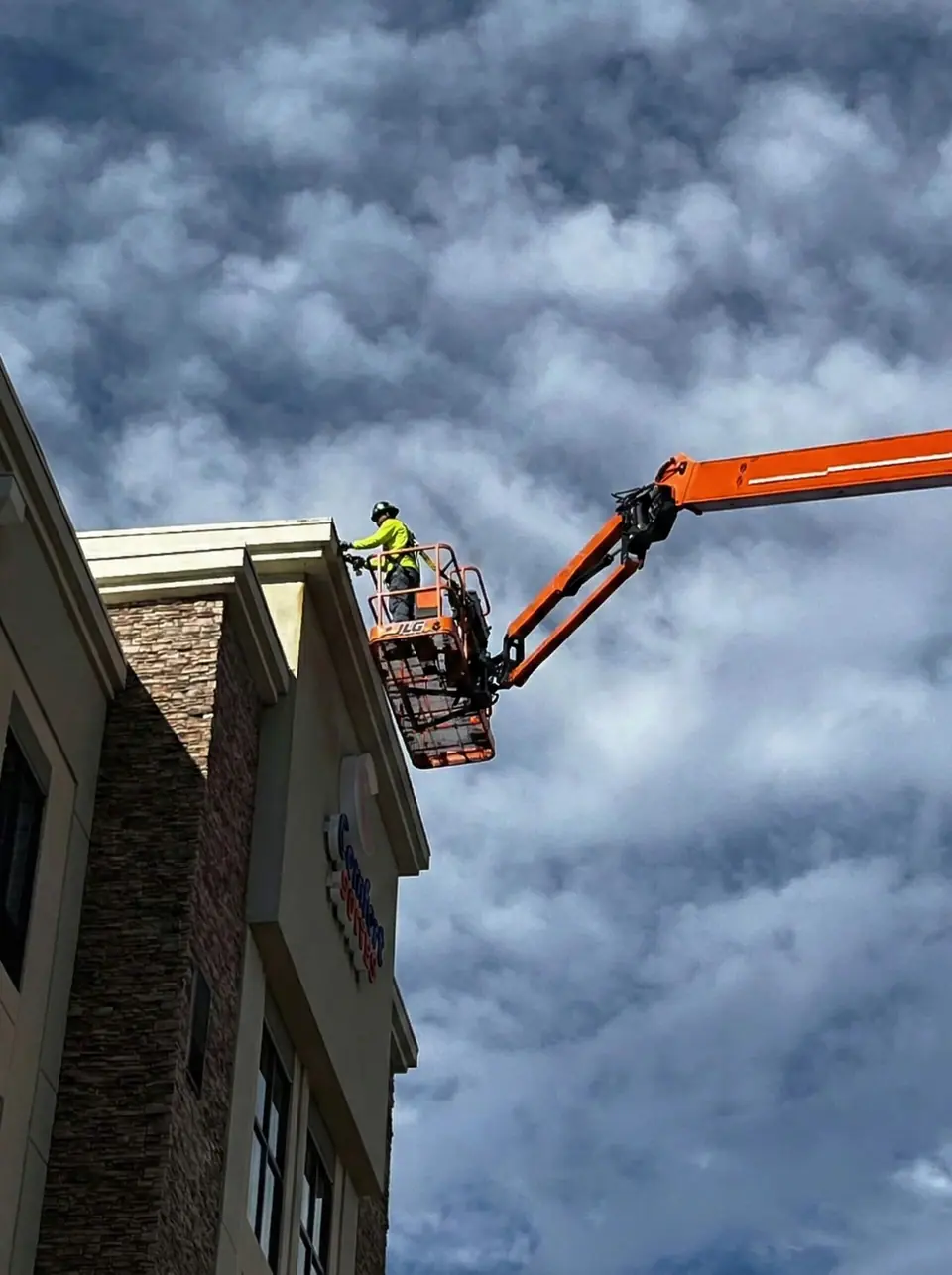 Exterior finishing work